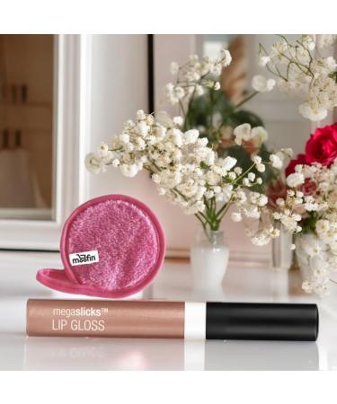 Buy Wet N Wild Megaslicks Lip Gloss Rose Gold - Long Lasting High Gloss & Moofin Makeup Cloth Bundle | International Shipping - Buy Online on GoSupps.com