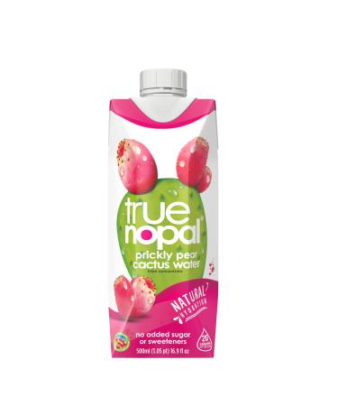 True Nopal Cactus Water, 16.90 Fl. Oz (Pack of 12)