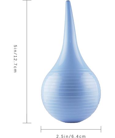 90ml Rubber Suction Ear Syringe Hand Bulb - Blue | Ear Washing Squeeze Bulb - Buy Online on GoSupps.com