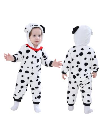 Doladola Baby Romper Animal Dalmatians Onesies Toddler's Romper Jumpsuit Newborn Baby Outfit 2 5-3 5 Years Dalmatians