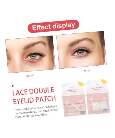 Ipetboom Invisible Tape 2 Lace Double Eyelid Sticker Cosmetic Beauty Eyelid Sticker Natural Eyelid Patch Instant Eye Lift Strip Big Eye Tools Beauty Supplies Beauty Stickers Pe No Trace 8x6.5cm As Shown 1 - Buy Online on GoSupps.com
