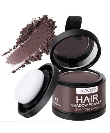 Spread hair medium brown 4g approach powder hair thickener hair concealer for hair sealing for women and men hide wind and waterproof to base (medium brown)