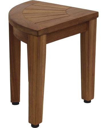 AquaTeak 12 Kai Teak Corner Foot Rest - OptiAREA Design for Shaving & Washing - Buy Online on GoSupps.com