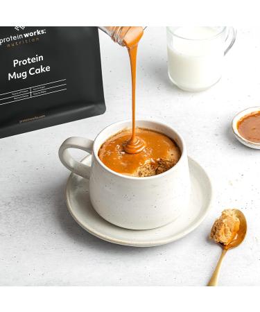 Protein Works Banana Cake Mix | High Protein Low Sugar Mug Cake | 150 Cal | 11 Servings | 500g - Buy Online on GoSupps.com