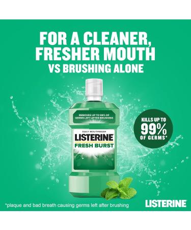 Listerine Essentials Fresh Burst Mouthwash 250ml - Pack of 1 - Buy Online on GoSupps.com