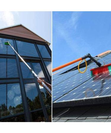 Window Cleaning Brush Window Cleaning Pole 3.6-11M Truck Washing Brush with Pole System for Window Cleaning Photovoltaic Panel Cleaning Trucks Cleaning Conservatory Roof/20Ft/6M - Buy Online on GoSupps.com