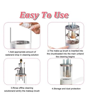 Automatic Makeup Brush Cleaner | Deep Cleansing Device for All Brush Sizes | Fast & Efficient Makeup Tool - Buy Online on GoSupps.com
