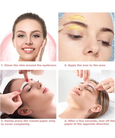 500 Eyebrow Wax Strips for Hair Removal - Gentle & Effective Wax Paper | International Shipping Available - Buy Online on GoSupps.com