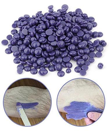 Hair Removal Wax Beans Ultnice 300g - Intimate & Body Wax with 10 Wooden Sticks | Home Hair Removal (Purple) - Buy Online on GoSupps.com