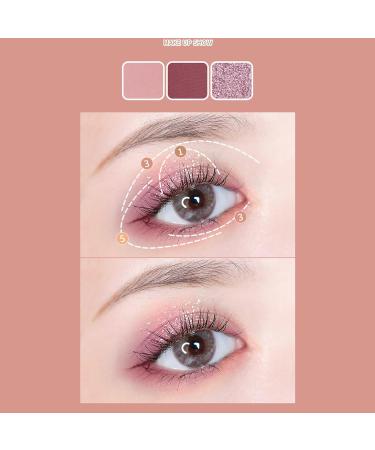  Generisch Glittering and colorful eyeshadow palette long-lasting eye makeup collection shimmering powder vibrant party looks compact cosmetic tray beauty for girls or - Buy Online on GoSupps.com