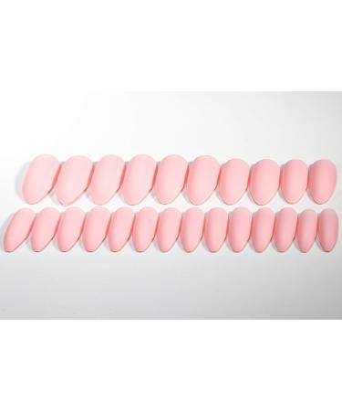 TEN NAILS 24pcs Stiletto False Nails Almond Fake Nails Acrylic Long Tips 12 Sizes with Glue (Matte Cotton Candy Pink) - Buy Online on GoSupps.com