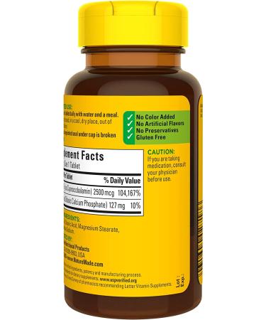 Nature Made Extra Strength Vitamin B12 2500 mcg Tablets - Energy Metabolism Support, 60 Day Supply - Buy Online on GoSupps.com