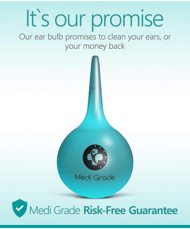 Medi Grade Ear Wax Removal Kit - Drug-Free 2.54 fl oz Syringe with Quad-Stream Tip for Safe & Effective Ear Cleaning - Natural Earwax Removal for Adults & Kids - Buy Online on GoSupps.com