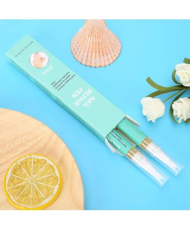 Nail Repair Pen Serum - 2pcs for Home & Salon Use | Daily Nail & Cuticle Care - Buy Online on GoSupps.com