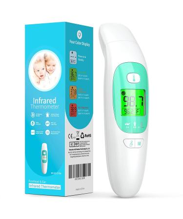 Infrared Forehead Thermometer for Adults Kids Babies - Non-Contact Medical Temperature Gun - 3 in 1 with Instant Readings & Fever Alarm - Buy Online on GoSupps.com