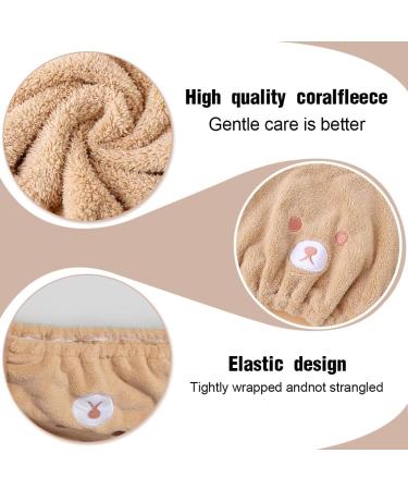 Buy Eouiav Microfiber Hair Towel Set - Quick Drying Turban Hair Dryer for Women & Kids | Ultra Absorbent Lightweight & Fast-Drying - Buy Online on GoSupps.com