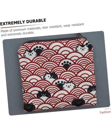 Orfofe Women's Bandage Bag Holder Set - 4 Piece Tampon Storage & Mini Period Organizer | Durable Polyester Cloth - Buy Online on GoSupps.com