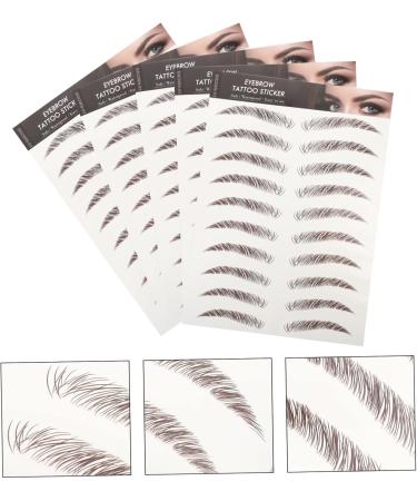 Beavorty 10 Sheets Eyebrow 3d Sticker Stickers Imitation Eyebrow Sticker False Eyebrows Cosmetics Water Proof - Buy Online on GoSupps.com