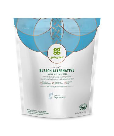 Grab Green Bleach Alternative Pods Fragrance Free 60 Loads 2 lbs 6 oz (1080 g)