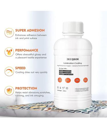 Jecqbor 250ml Polygloss Sublimation Coating for All Hard Surface  Sublimation Coating Solution Spray for Mugs Metal Wood Ceramic Tumblers Glasswith High Gloss Finish  Waterproof and Super Adhesion - Buy Online on GoSupps.com