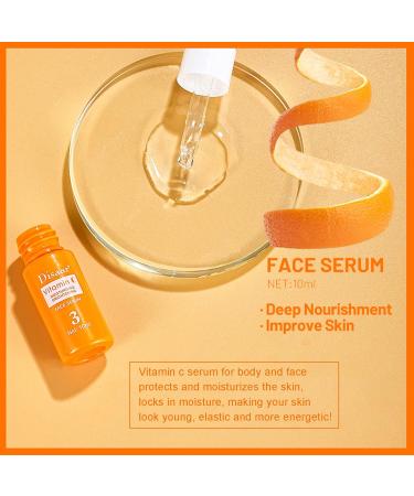 Vitamin C Skincare Set for Teens | 5-in-1 Travel Size Facial Kit for Women & Girls | Cleanser Toner Serum Cream for Deep Nourishment & Smooth Skin - Buy Online on GoSupps.com