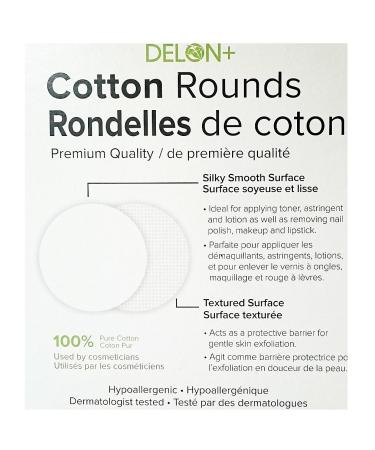 Delon 100% Cleansing Cotton Rounds - 800 Count | Premium Quality for Gentle Makeup Removal & Skin Care | Fast International Shipping - Buy Online on GoSupps.com