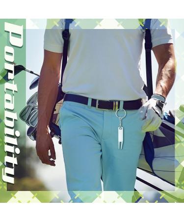 8 Pcs Metal Bending Golf Divot Repair Tool - Portable Green Divot Fork for Men and Women Golf Lovers | Fairway Repairing Silver - Buy Online on GoSupps.com