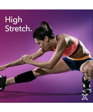 Calf Support Brace for Strain & Shin Splints - Compression Sleeve for Men & Women (Black Large - Buy Online on GoSupps.com