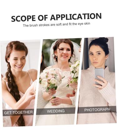 Mipcase 50pcs Double Ended Eyeshadow Brush Makeup Brush Eyeshadow Cosmetic Applicator Eyeshadow Makeup Tools - Buy Online on GoSupps.com