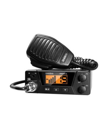 Uniden PRO505XL 40-Channel CB Radio. Pro-Series, Compact Design. Public Address (PA) Function. Instant Emergency Channel 9, External Speaker Jack, Large Easy to Read Display. - Black
