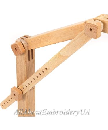 Organic Beech Wood Adjustable Frame Stand for Needlework - 15.75x22.05 Cross Stitch Embroidery Holder - Buy Online on GoSupps.com