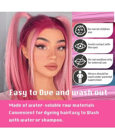 Pink Hair Dye - Hair Colour Spray - Barbie Pink Temporary Coloured Hair Spray - Pink Coloured Hair Spray - Semi Permanent Hair Dye Spray - Instant Styling Semi-Permanent Hair Colour Spray - Buy Online on GoSupps.com