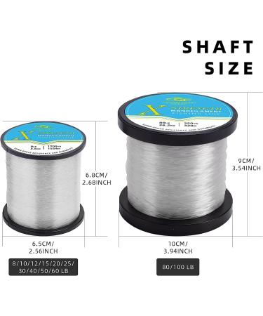 SF Monofilament Fishing Line 30LB/0.55mm/440Yds - Strong Mono Nylon Leader Line for Saltwater/Freshwater Fishing, Decorations, Sewing, Craft Balloons - Buy Online on GoSupps.com