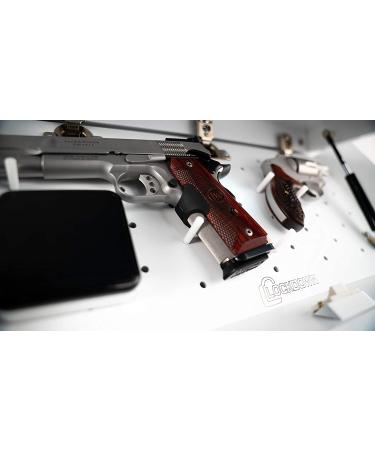 LOCKDOWN In Plain Sight Shelf - Secure Magnetic Access, Customizable Compartment, PUCK Integration - White - Buy Online on GoSupps.com