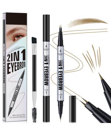 Ceboic Magic Eyebrow Pencil Waterproof 3D Eyebrow Pencil (01# Light Brown)