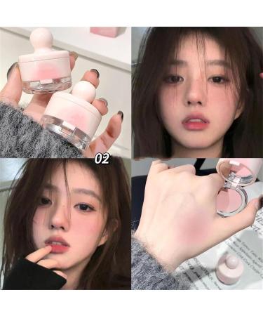 Creamy Blush Putty with Powder Puff 3 In 1 Blush Mud Multi-purpose Blush Putty with Powder Puff Soft Creamy Blush Putty (02 02 1 g (Pack of 1) - Buy Online on GoSupps.com