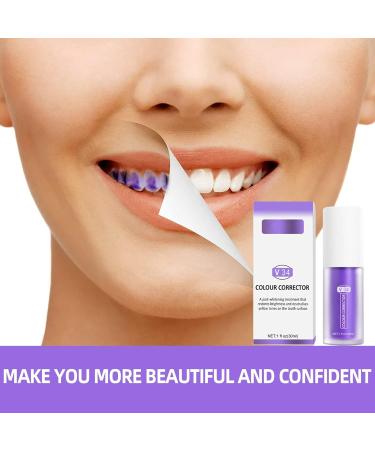 OVEALLGO Purely Vegetable Tooth White Mousse - Herbal Toothpaste for Whiter Teeth | 3-Pack Professional Formula - Buy Online on GoSupps.com