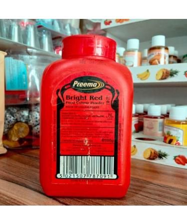 Preema | Bright Red | Food Colour Powder | (500g) Pack | Premium Quality | Bright Colour Powder - Buy Online on GoSupps.com