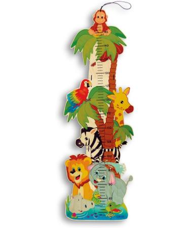 Hess Wooden Toy 14626 - Handmade Jungle Yardstick for Kids | Foldable & Perfect for Heights 80-150 cm | International Shipping - Buy Online on GoSupps.com