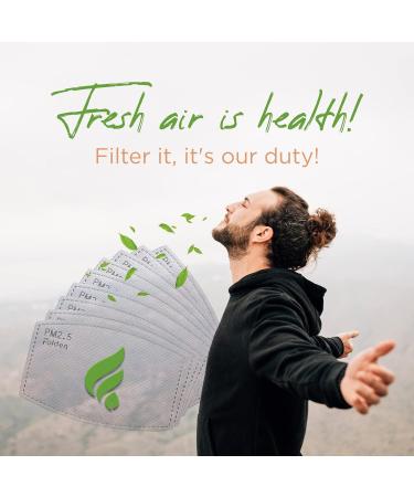 200Pack PM 2.5 Activated Carbon Filter | Adults Mouth Mask Filters | Replaceable Anti Haze Filter Paper | Breathing Insert Protective Mask | Meltblown Non-Woven Cloth 5 Layers Filters A 200 Pcs - Buy Online on GoSupps.com