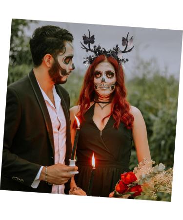 FOMIYES Antler Headband Elf Headband Black Antler Crown Elk Headband Antlers Horns Headband Antler Hair Hoop Cosplay Horns Headpiece Head Bandana Head Bands Halloween Party Headband Cloth 33.00X29.00X14.00CM Black - Buy Online on GoSupps.com