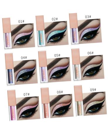 Angoily 2 Pcs Liquid Eyeshadow & Eyeliner - Sparkling Glitter Eye Makeup Pearlescent & Shimmer Effects for Stunning Eyes - Buy Online on GoSupps.com