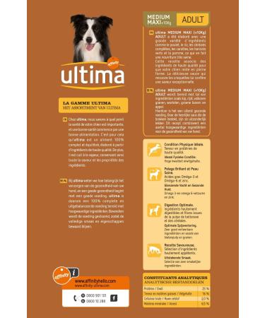 Ultima Medium-Maxi Adult Chicken Rice Croquettes for Dogs 7.5kg - Buy Online on GoSupps.com