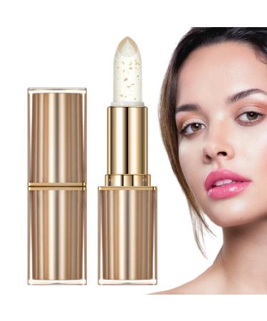 Color-Changing Lipstick for Women Evolving Tinted Lip Balm Moisturizing Glossy Water-Resistant Lip Makeup with Long-Lasting Plumping and Tinted Effect