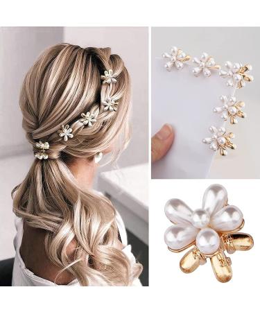 10 PCs Mini Hair Claw Clips - Perfect for Girls & Women | Ideal for Weddings Birthdays School & Everyday Use (White) - Buy Online on GoSupps.com