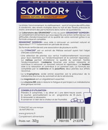 GRANIONS Somdor+ 30 Tablets - Buy Online on GoSupps.com