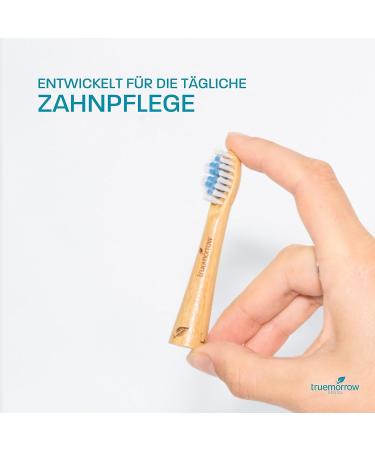 Truemorrow Sustainable Bamboo Brushes for Oral-B Pulsonic | 8-Piece Set | Plastic-Free Biodegradable Handle | Vegan Medium Bristle | Colorful & Eco-Friendly - Buy Online on GoSupps.com