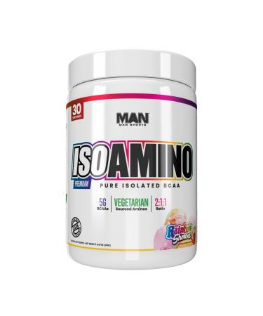 MAN Sports Iso-Amino Bcaa Powder Rainbow Sherbet 255 Gram
