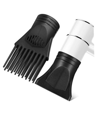 Healeved 2 Pcs Hair Dryer Nozzle Diffuser Attachment Hair Dryer Attachments Accessories Comb Dryers Plastic