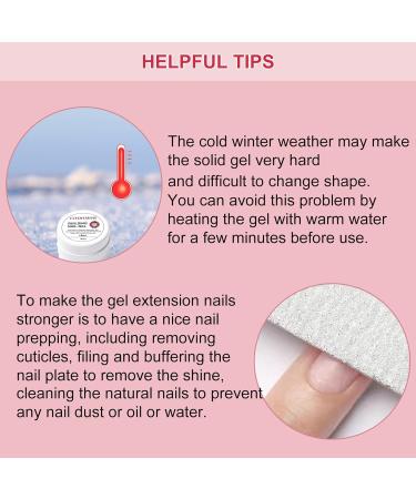 COMODOR Solid Sculpture Gel Nail Extension Set - 2 White 15ml Non-Sticky Hand Nail Carving Gel - Buy Online on GoSupps.com